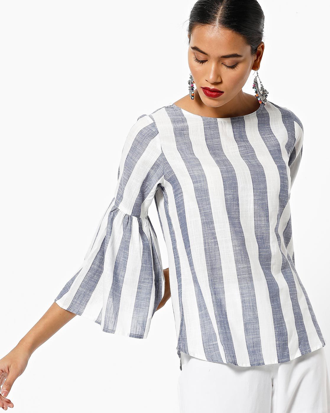 striped top