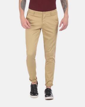 Buy Beige Trousers \u0026 Pants for Men by 