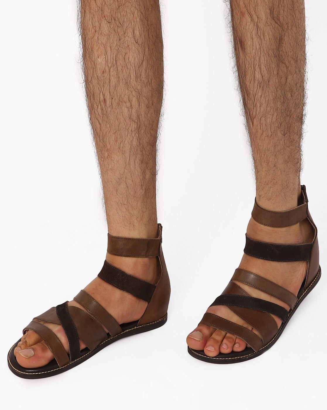 Buy Tan Flat Sandals for Women by AJIO Online | Ajio.com
