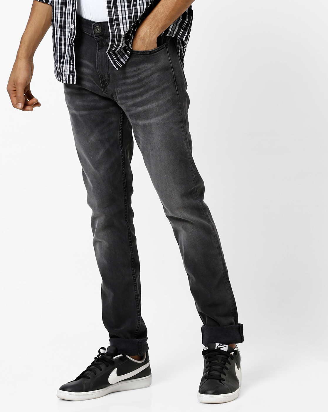 Red Tape Men Dark Blue Skinny Jeans Denim Price in India, Full  Specifications & Offers | DTashion.com