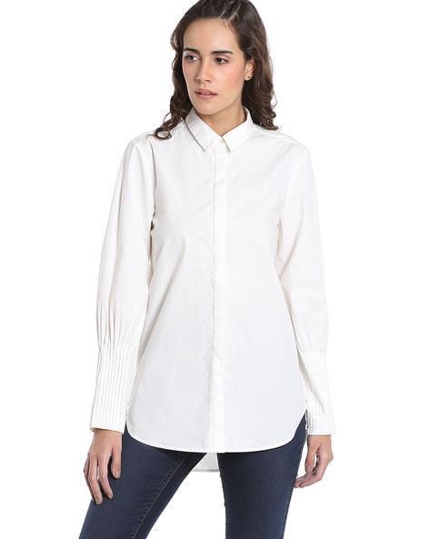 Modernisere prik bevæge sig Buy White Shirts for Women by Vero Moda Online | Ajio.com