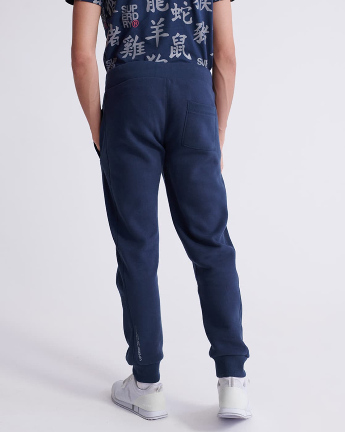 superdry navy joggers