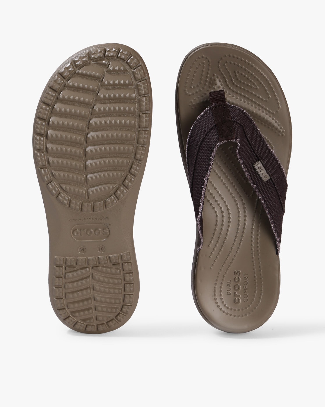 Crocs santa cruz best sale flip