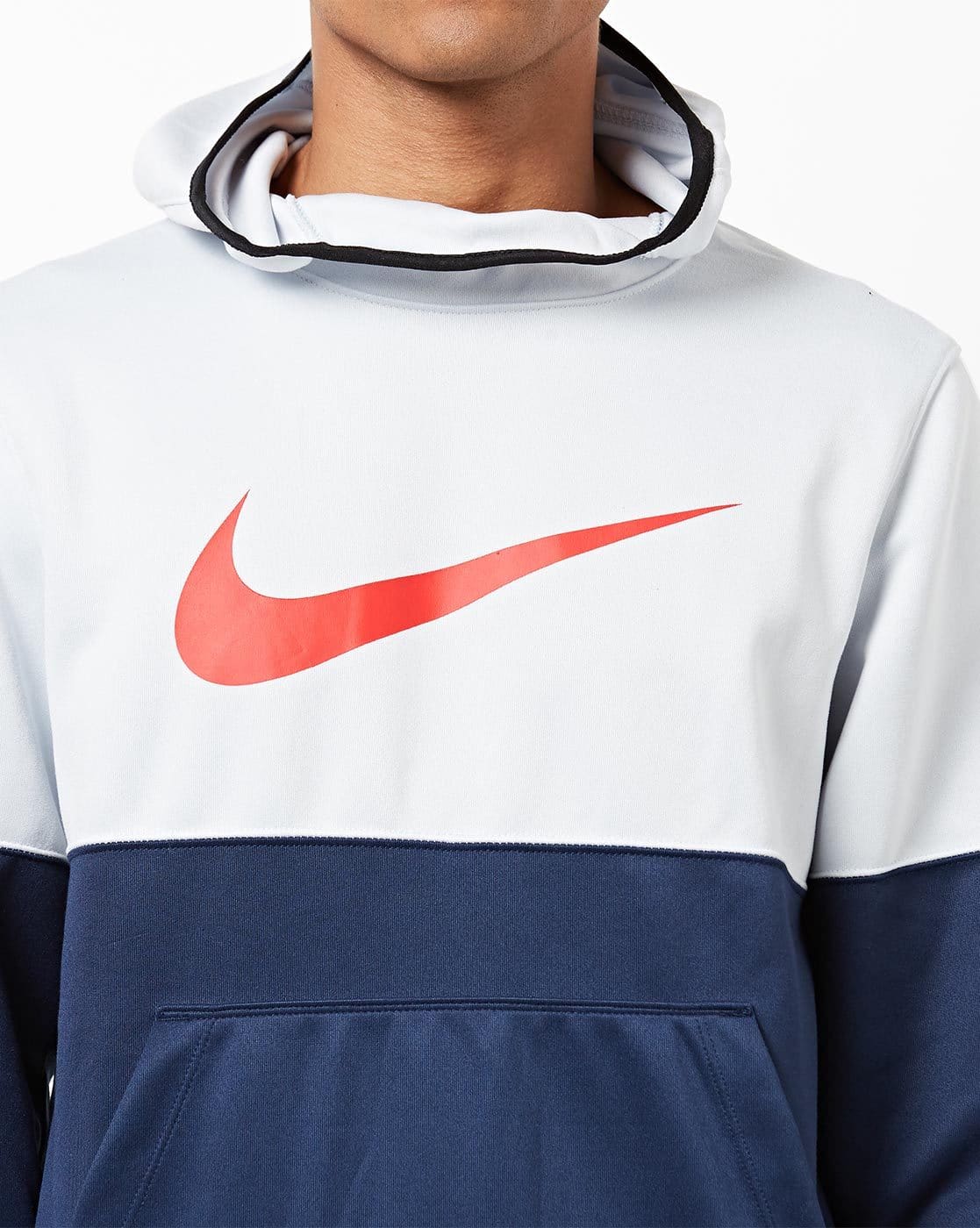 nike blue and white sweatshirt