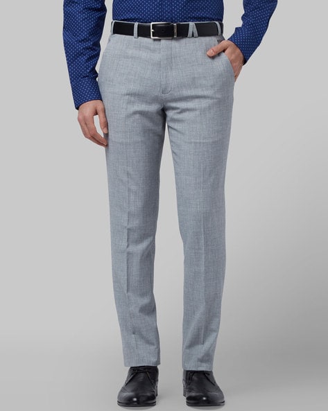 VAN HEUSEN Men Solid Regular Fit Formal Trousers  Lifestyle Stores   Cantonment  Karur