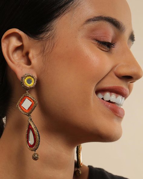 Silk Thread Earrings – Khushi Handicrafts