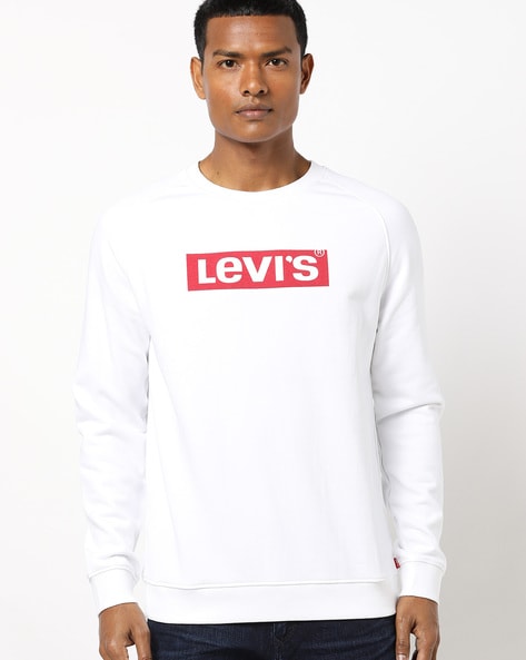 Introducir 78+ imagen levi’s sweatshirt white
