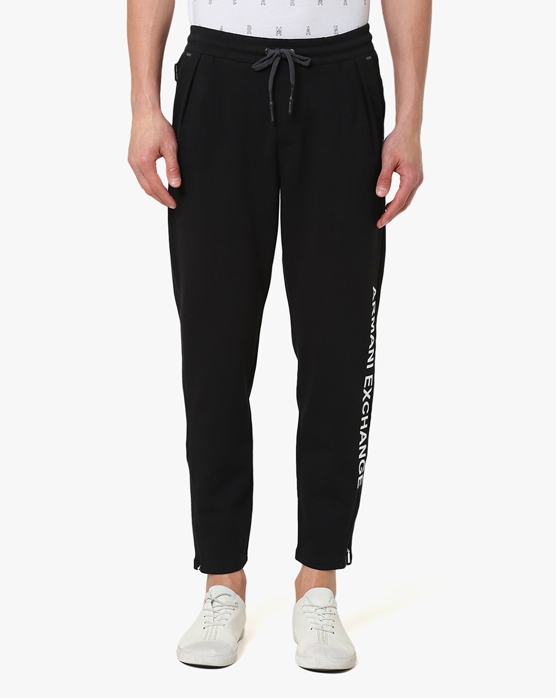 Buy Black Trousers & Pants for Men by ARMANI EXCHANGE Online