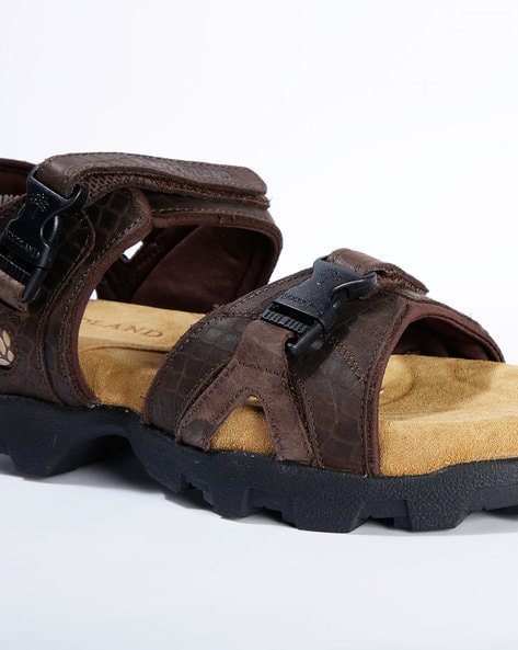 woodland textured sandals