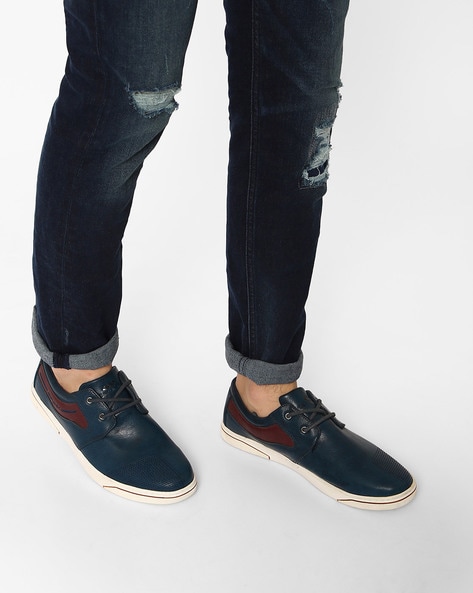 Buy Blue Casual Shoes for Men by Spunk 