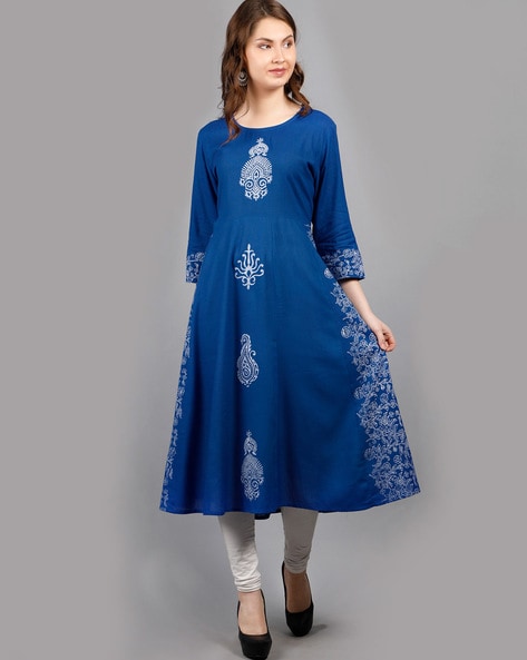 Printed Flared Kurta