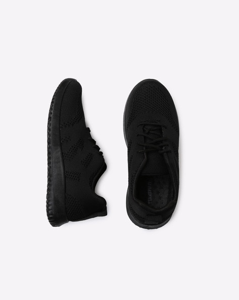 black low top shoes