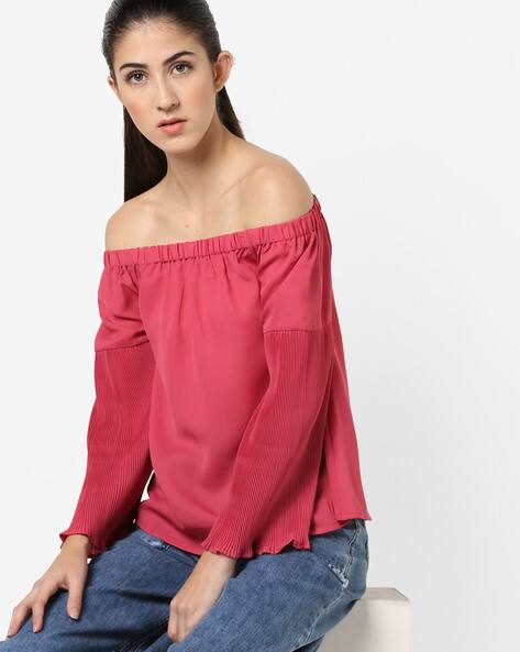 Back-Open Off-Shoulder Top