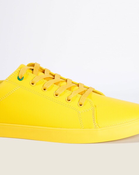 United colors of store benetton yellow shoes