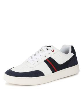 louis philippe white casual shoes