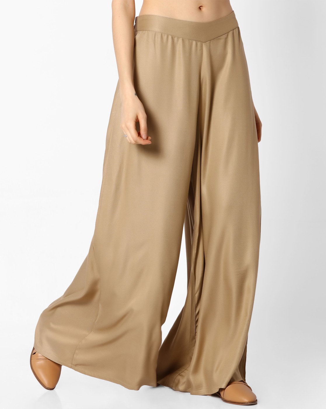 Khaki deals flowy pants