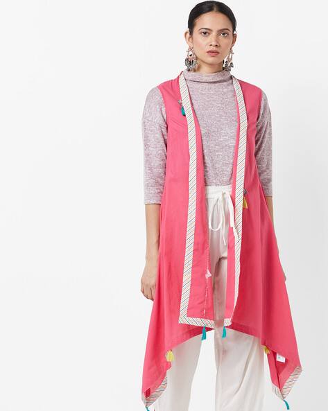 embroidered shrug jacket