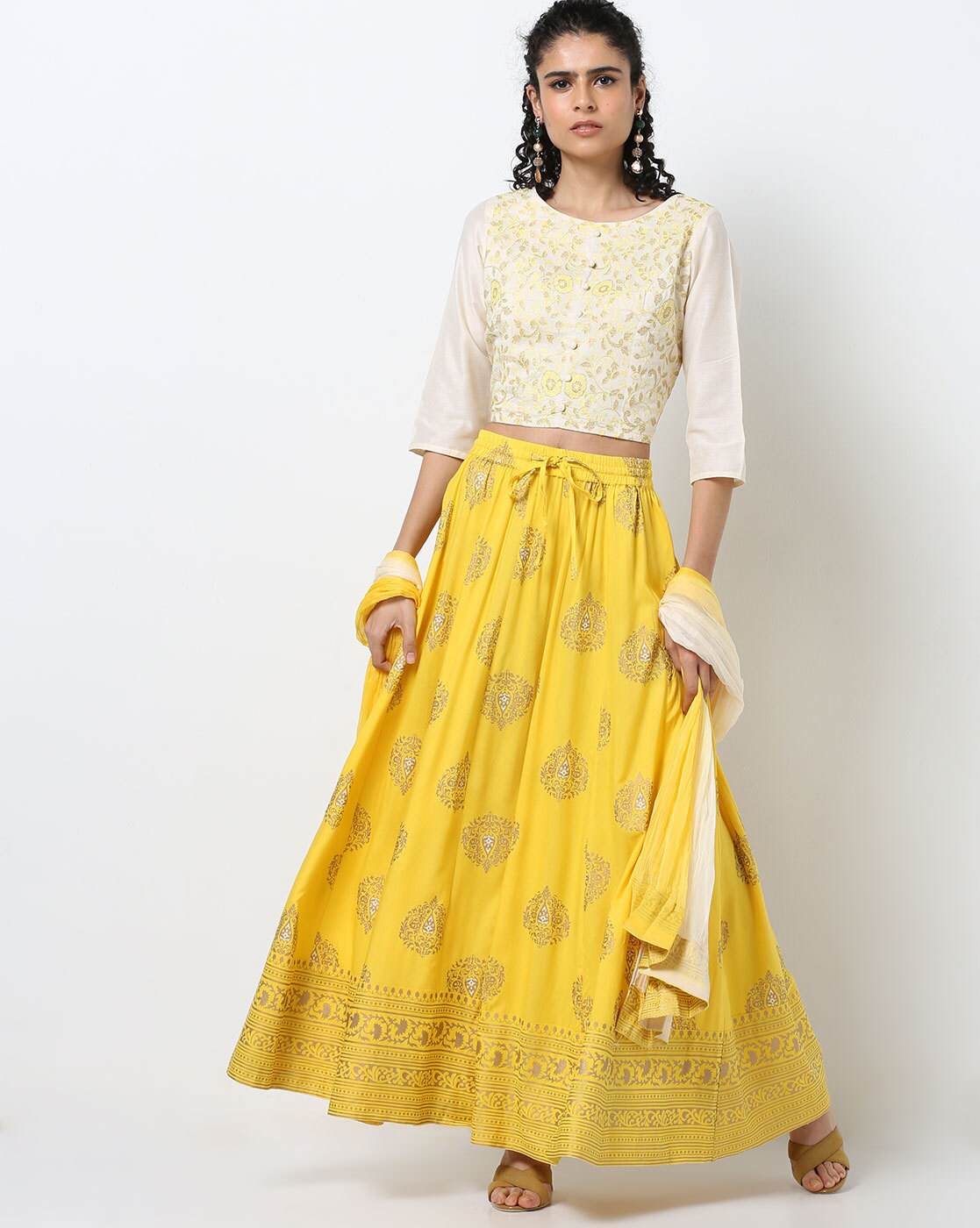 yellow lehenga online shopping