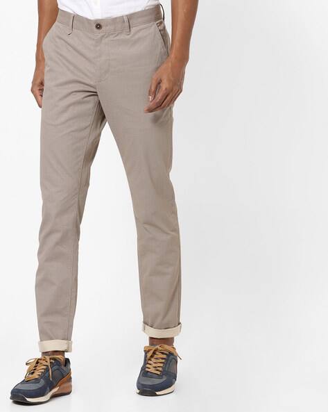 Buy Beige Trousers \u0026 Pants for Men by 