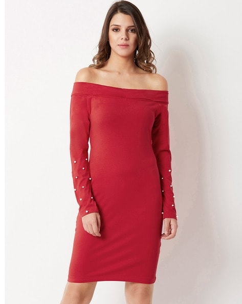 Red Bodycon Dress - Buy Red Bodycon Dress online at Best Prices in India