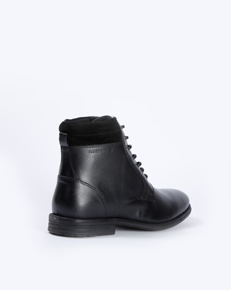 Red tape hot sale black boots