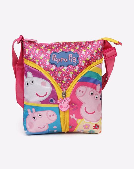 Polyster Printed Peppa Pig Sack Bag, For Casual Backpack, Kids
