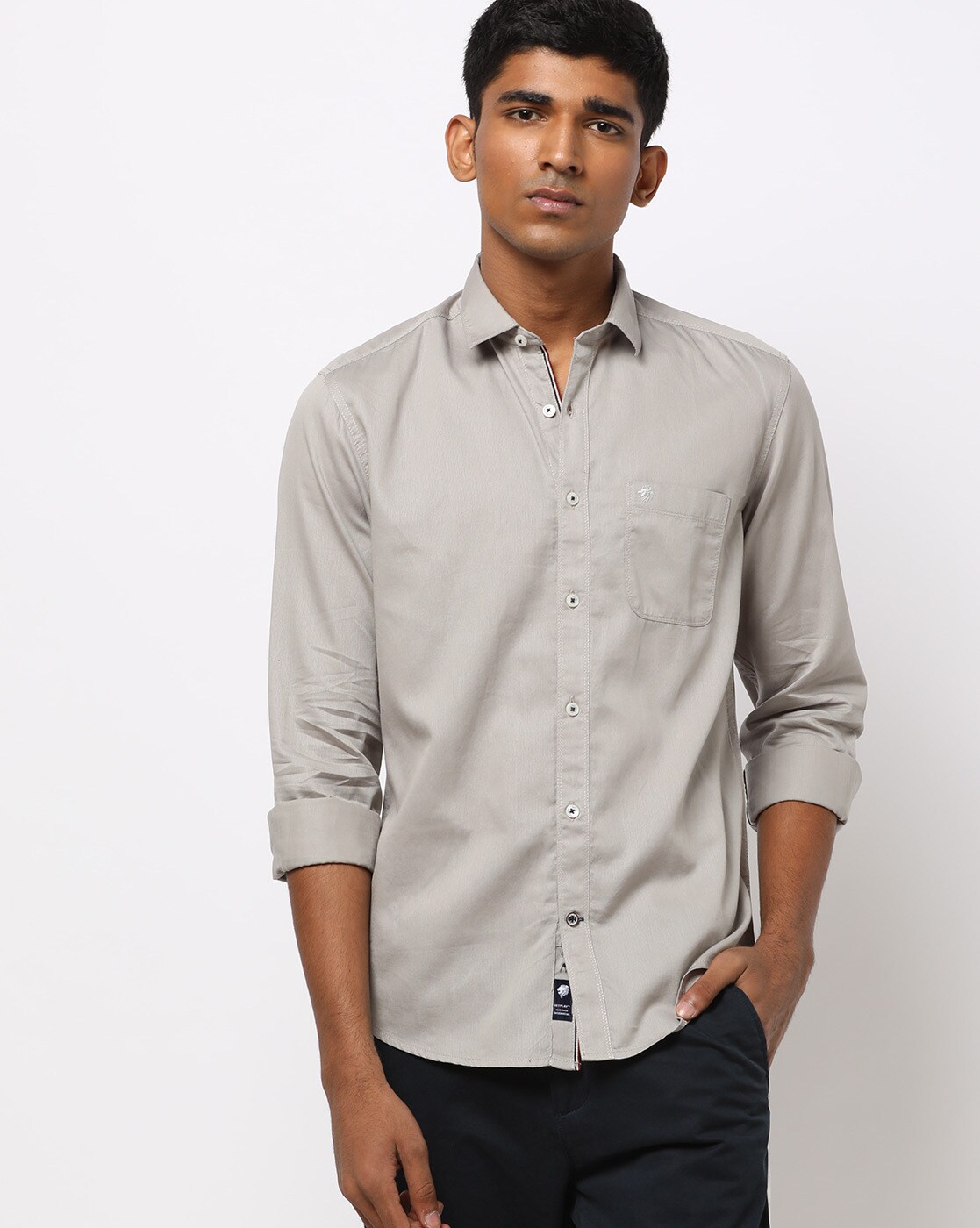 Buy Grey Shirts for Men by NETPLAY ...