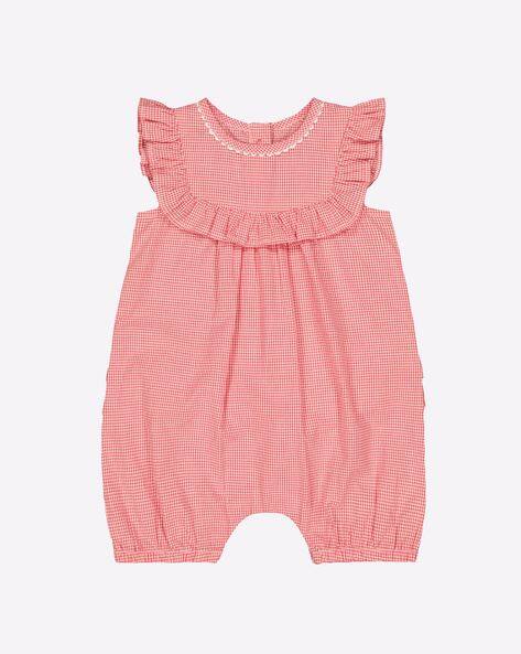 checked romper