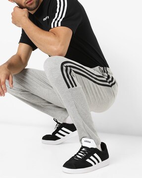 light grey adidas track pants