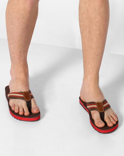 Tortoise Flat Thong-Strap Sandals