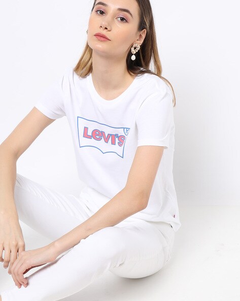 Round-Neck T-shirt with Branding