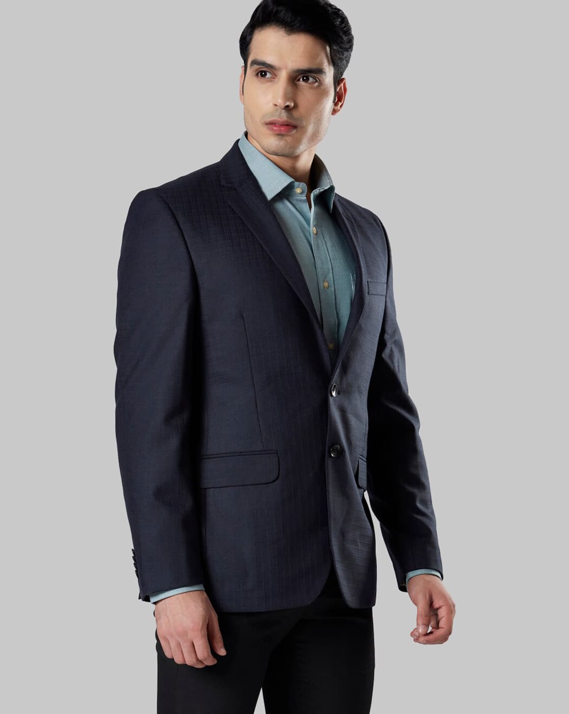 Navy Blue Raymond Blazers For Men Raymond Party Wear Men Casual