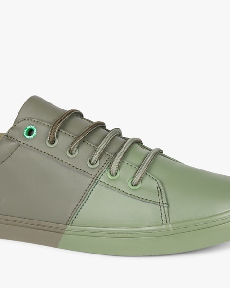 United colors of on sale benetton olive sneakers