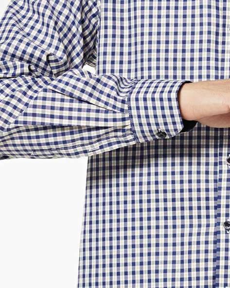 Checked Extra Slim Fit Shirt with Patch Pocket thumbnail