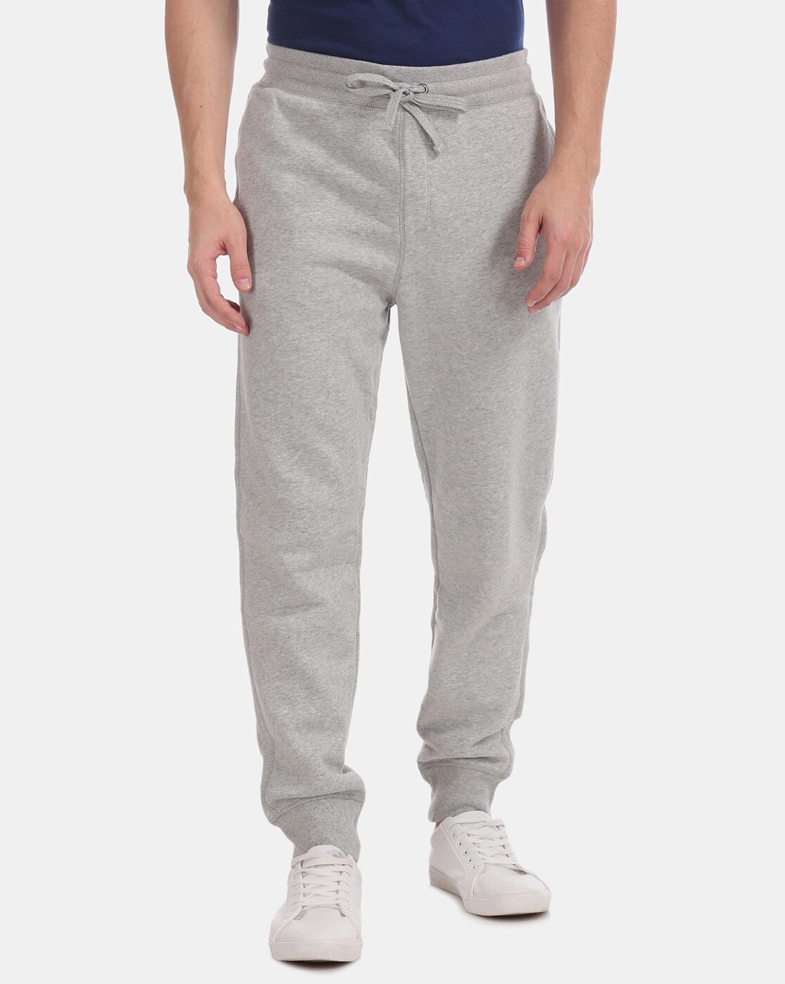 grey fleece track pants