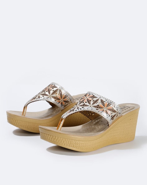 Buy Khaki Heeled Sandals for Women by 