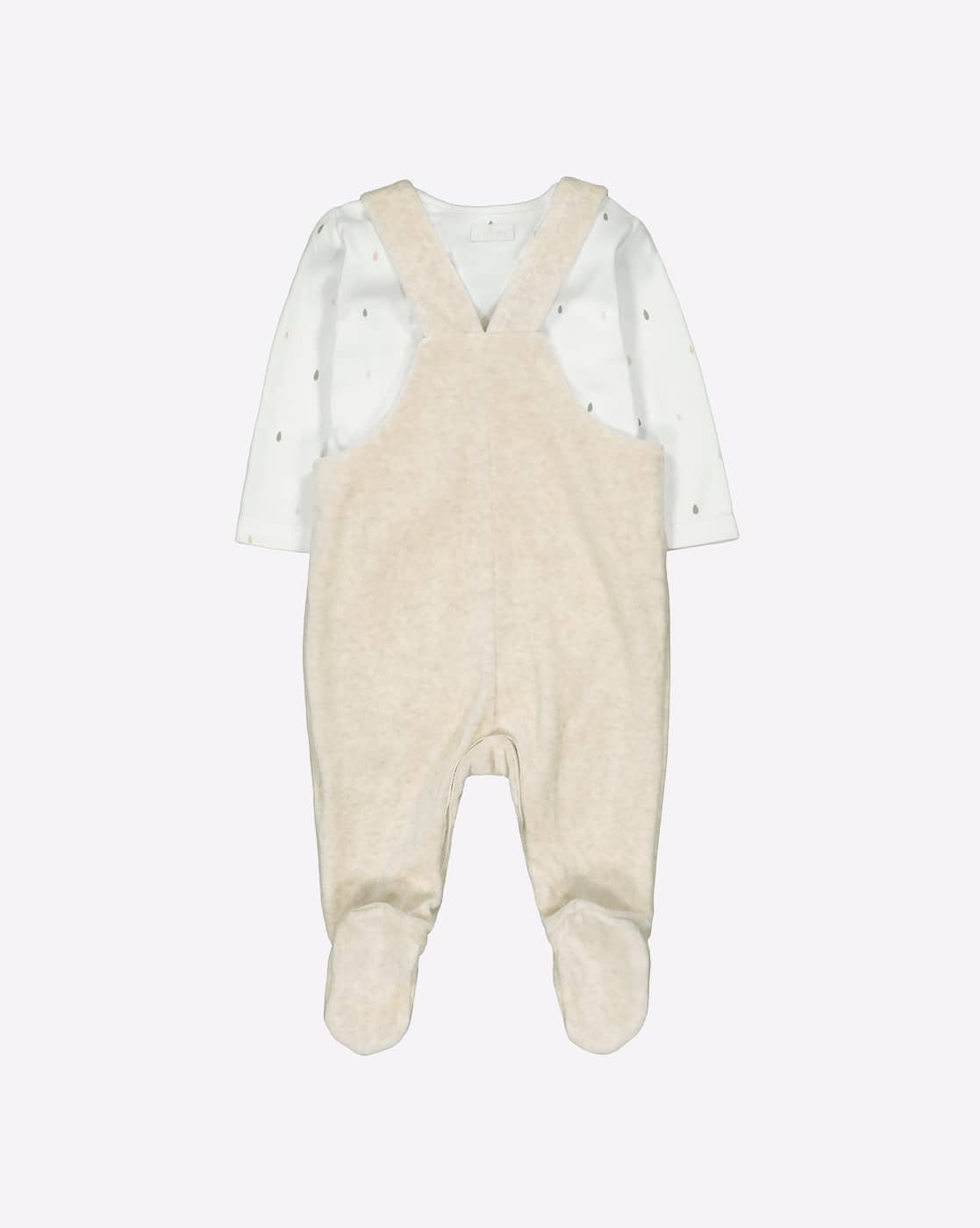 beige dungarees
