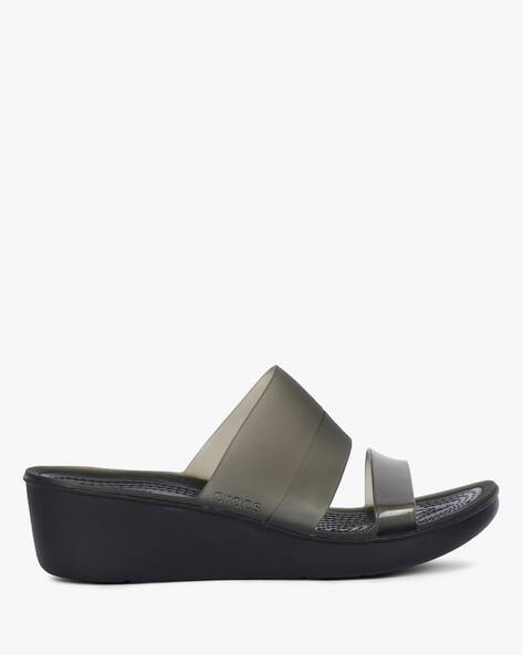 crocs with multiple straps