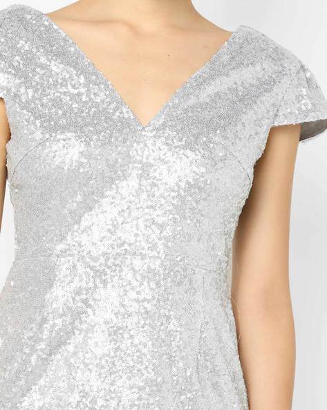 ajio sequin dress