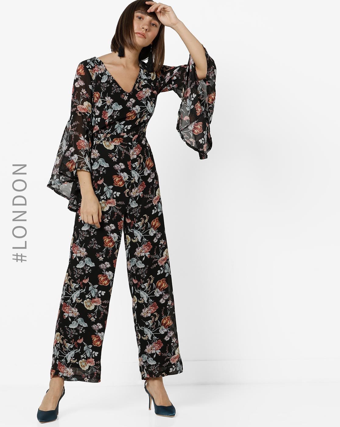 mela london floral jumpsuit