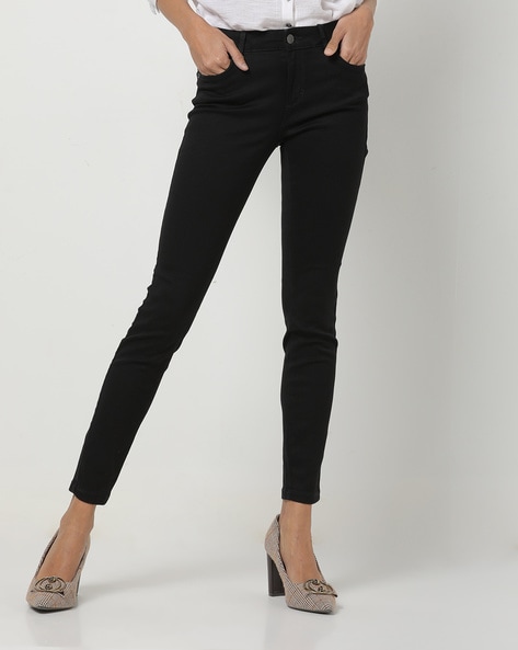 Moda Pantalones Jeggings Couture Line Jeggings negro look casual 