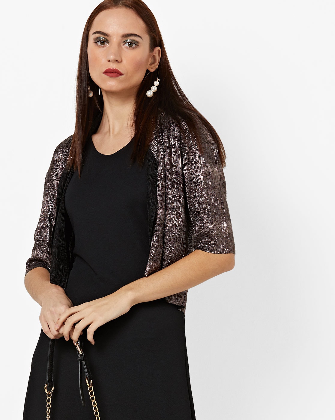 Shimmer shrug on sale