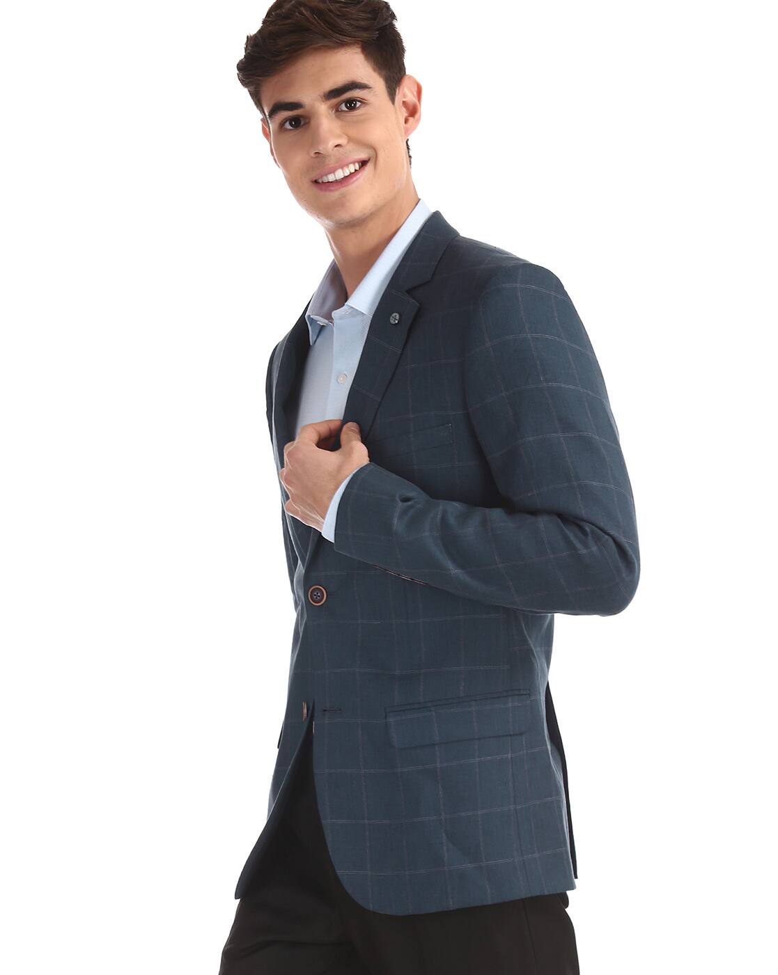 arrow navy blue blazer