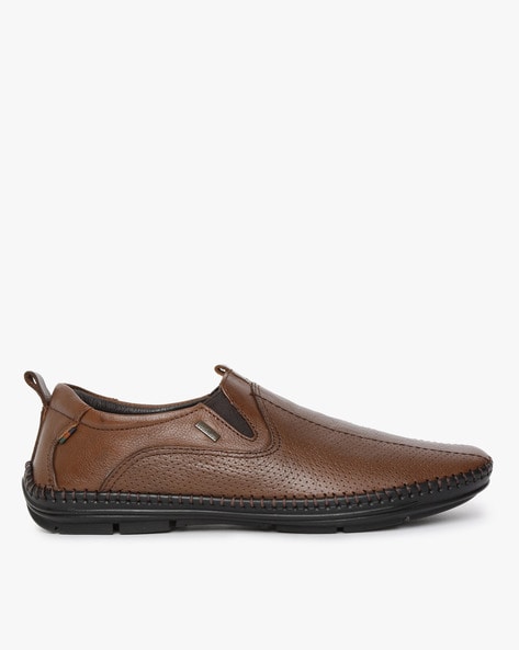 Buckaroo Perforated Slip-On Sandals