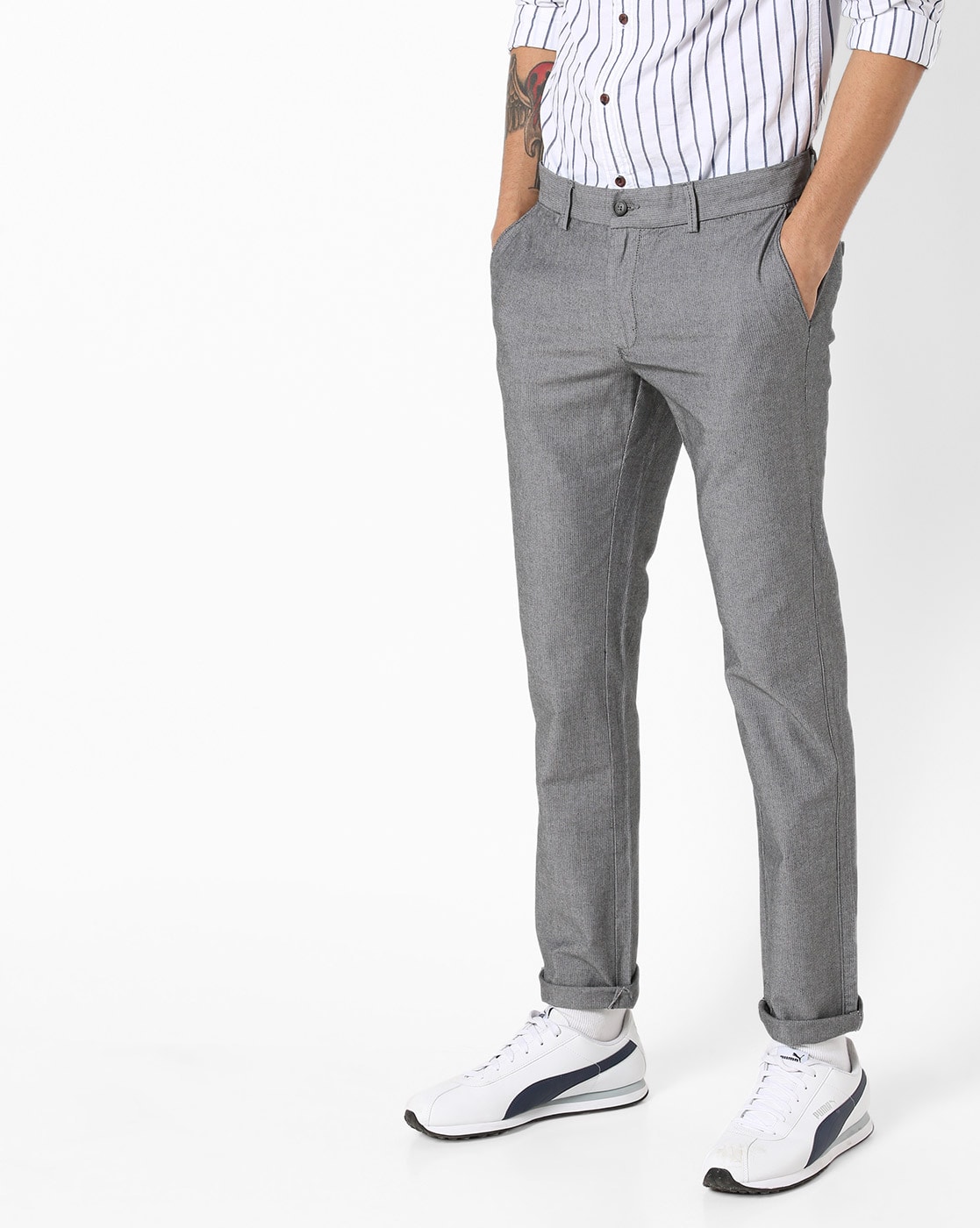 Steel Grey Uniform Pant  28