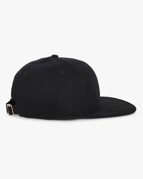 Mens black suede online cap