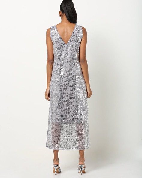 vero moda silver dress