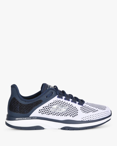 Buy White & Navy Sports Shoes Men by Online |