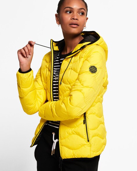 Superdry yellow hotsell women's coat