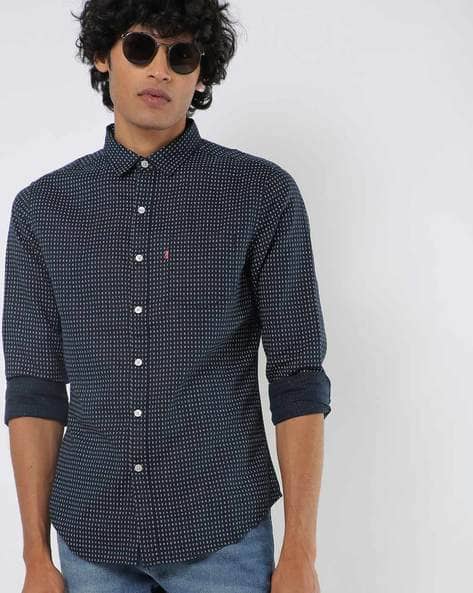 levis printed shirts